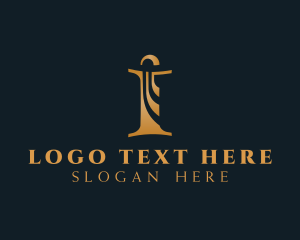 Gold Elegant Boutique Logo