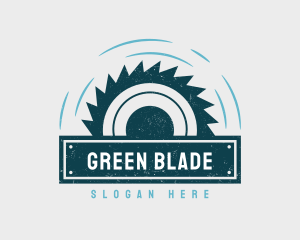 Sawmill Blade Tool logo design