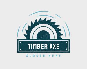 Sawmill Blade Tool logo design