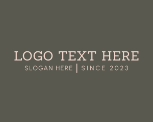 Modern Fashion Apparel Logo