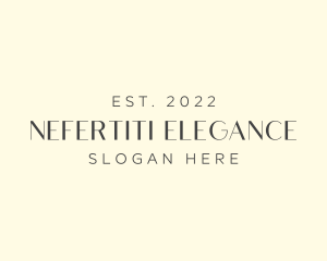 Elegant Brand Wordmark logo design