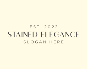 Elegant Brand Wordmark logo design