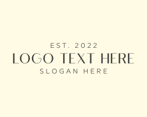 Brand - Elegant Brand Wordmark logo design