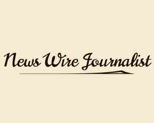 Journalist - Formal Handwritten Journalist logo design