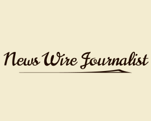 Formal Handwritten Journalist logo design