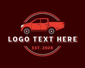 Pick Up - Car Detailing Vehicle logo design