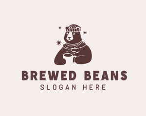 Coffee - Bear Winter Coffee logo design