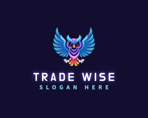 Bird Animal Owl  logo design