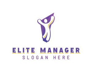 People Leader Management logo design