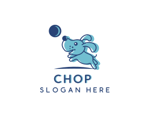 Puppy - Playing Puppy Dog logo design