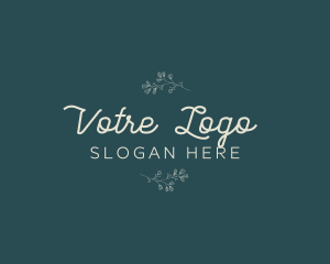Skincare - Elegant Ornate Botanical logo design
