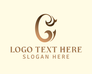 Luxury Ornament Letter C Logo
