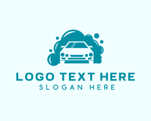 Garage - Car Wash Cleaning Company logo design