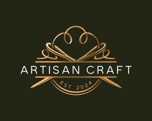 Needle Sewing Artisan logo design