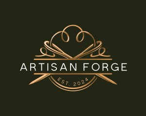 Craftsman - Needle Sewing Artisan logo design