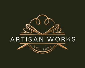 Craftsman - Needle Sewing Artisan logo design
