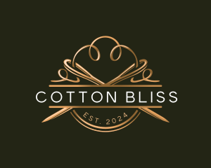 Cotton - Needle Sewing Artisan logo design