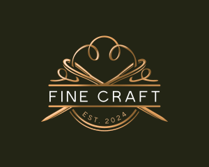 Needle Sewing Artisan logo design