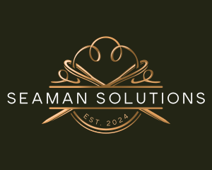 Needle Sewing Artisan logo design