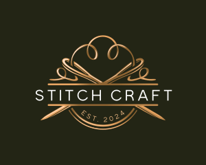 Sewing - Needle Sewing Artisan logo design