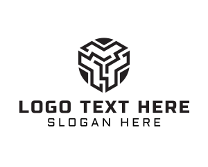 Robot - Digital Network Tech logo design