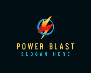 Lightning Bolt Power logo design