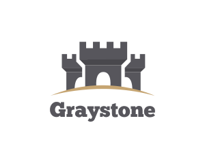 Gray - Gray Medieval Castles logo design