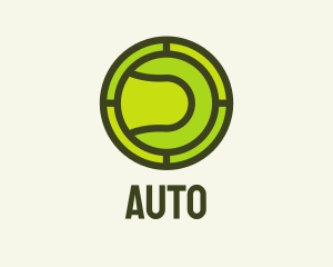 Tennis Ball Badge  Logo