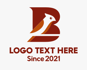 Letter - Bird Letter B logo design