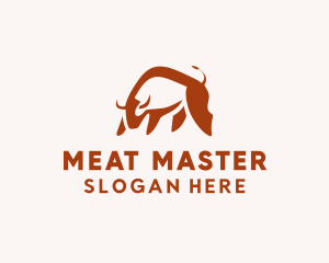 Bull Ranch Meat logo design