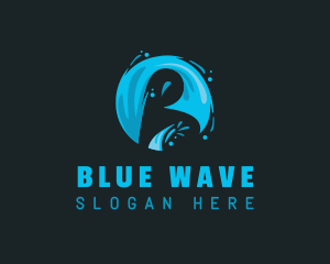 Water Wave Ocean Park logo design