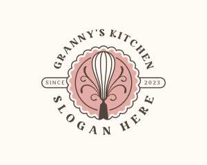 Culinary Baking Whisk logo design