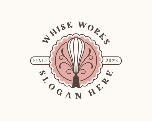 Culinary Baking Whisk logo design