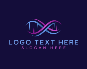 Business - Genetic Laboratory DNA logo design