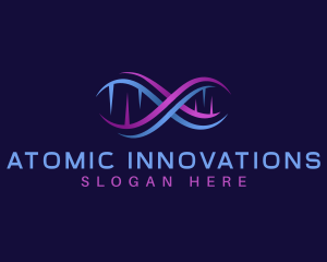 Genetic Laboratory DNA logo design