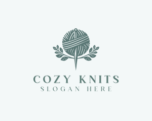 Handmade Knitting Needlecraft logo design