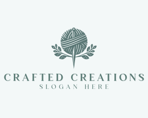 Handmade - Handmade Knitting Needlecraft logo design