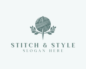 Handmade Knitting Needlecraft logo design