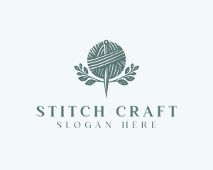 Handmade Knitting Needlecraft logo design