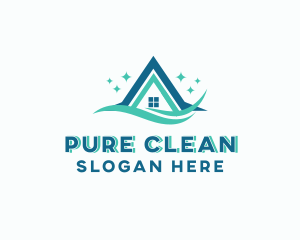 Home Cleaning Sanitation logo design