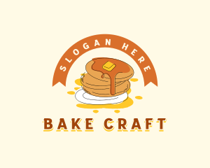 Breakfast Pancake Restaurant logo design