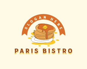 Breakfast Pancake Restaurant logo design