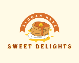 Breakfast Pancake Restaurant logo design