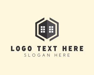 Housing - Hexagon Home Windows logo design