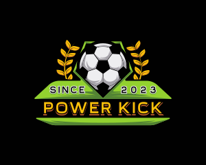 Kick - Soccer Sport Varsity logo design