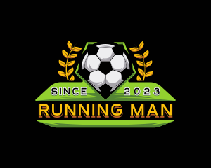 Kicker - Soccer Sport Varsity logo design