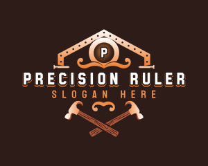 Hammer Builder Construction logo design