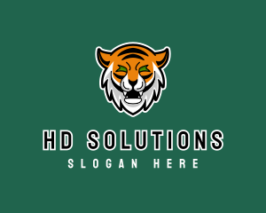 Wild Tiger Animal logo design