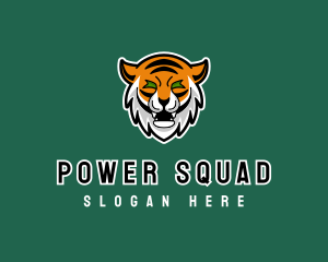 Squad - Wild Tiger Animal logo design