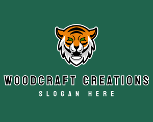 Wild Tiger Animal logo design